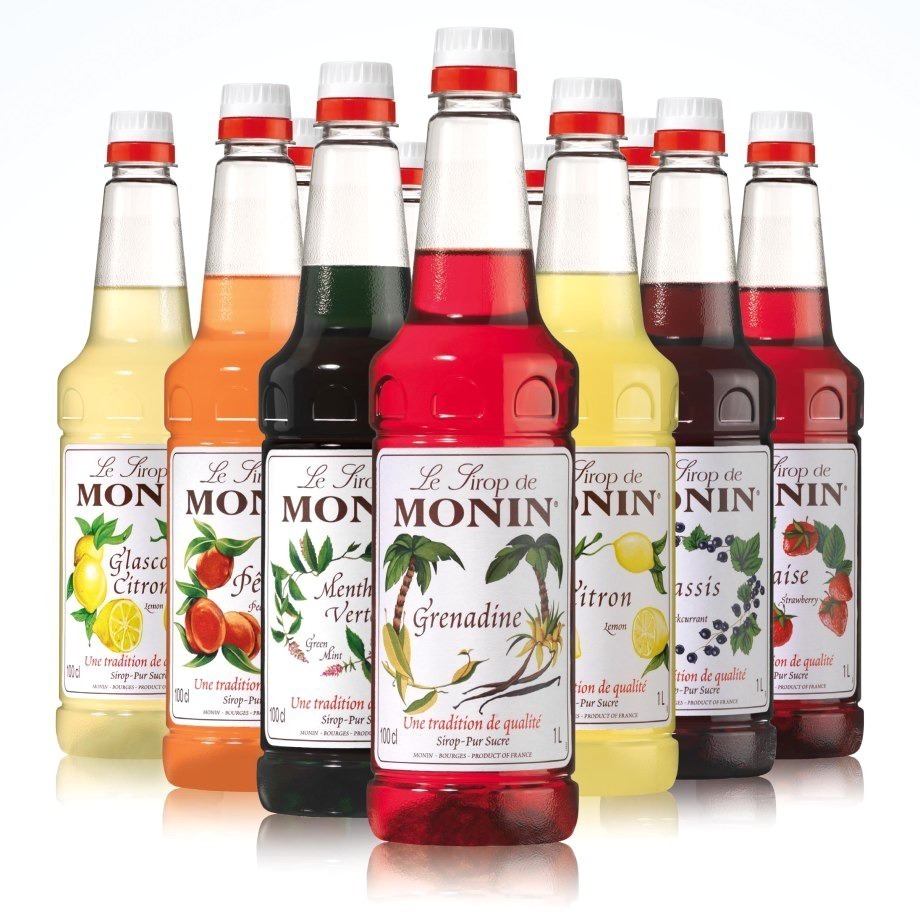 MONIN - Assortiment Sirop de Caramel et Sirop de Vanille pour Café